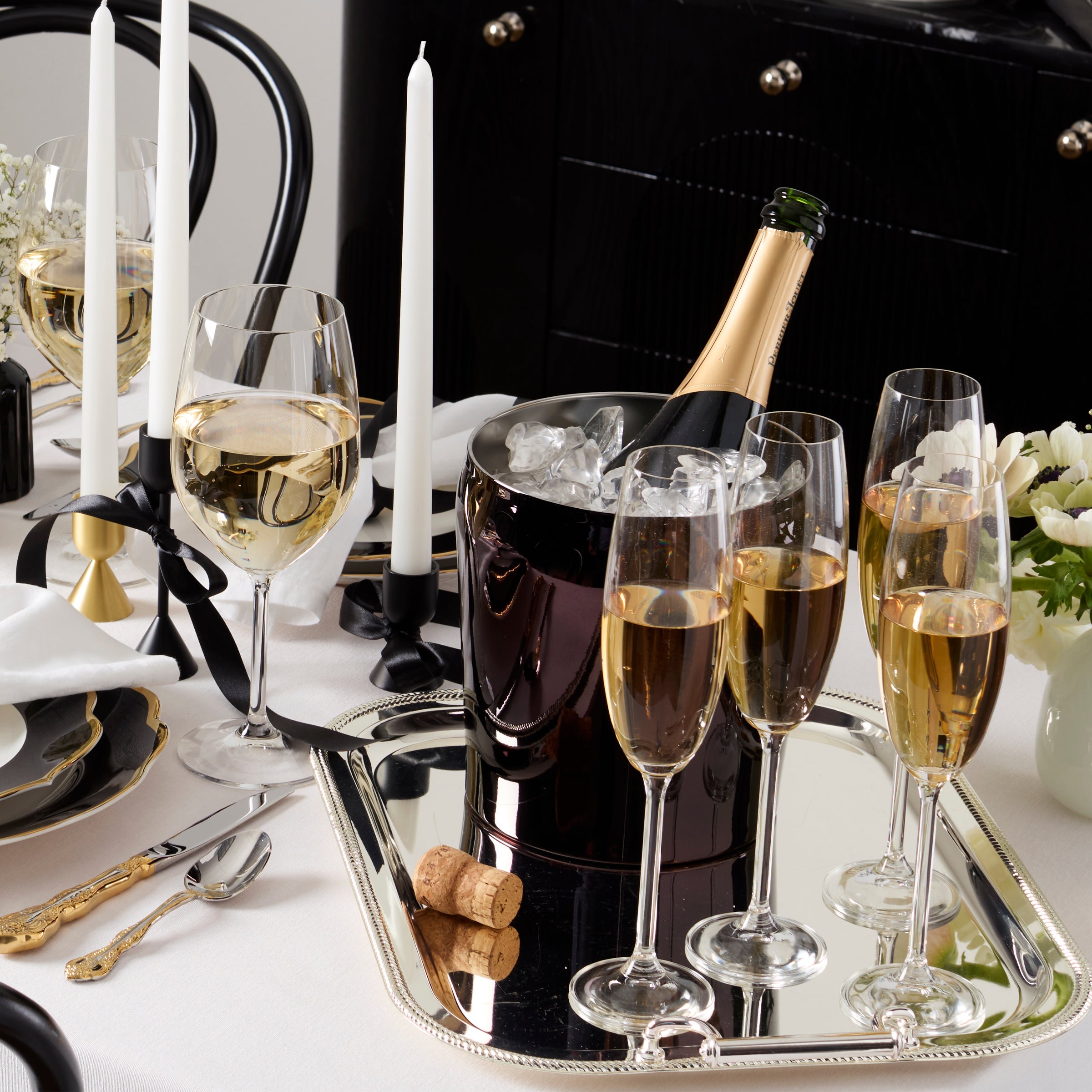 Tuscany Classics Champagne Flute Glasses. Set of 6 - Image 6
