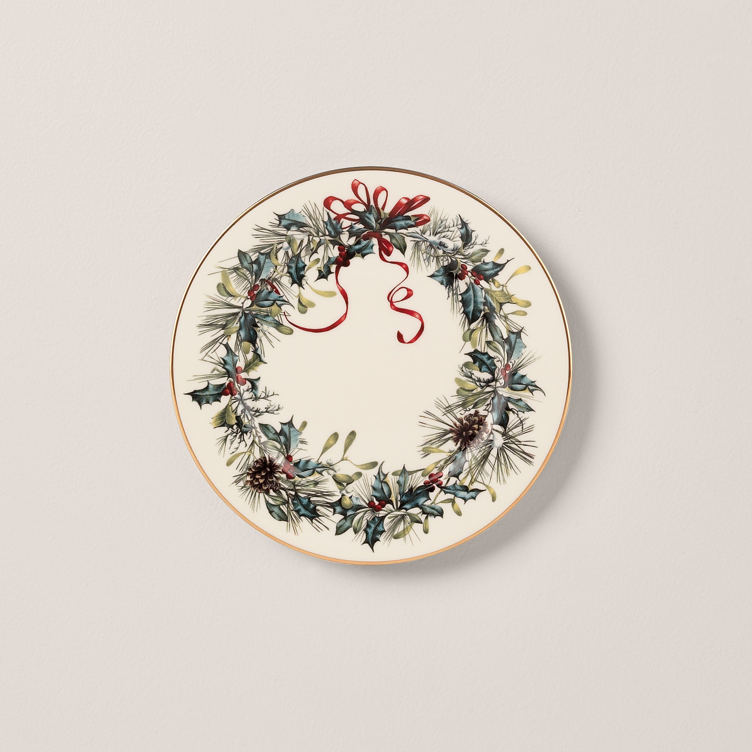 Winter Greetings Butter Plate