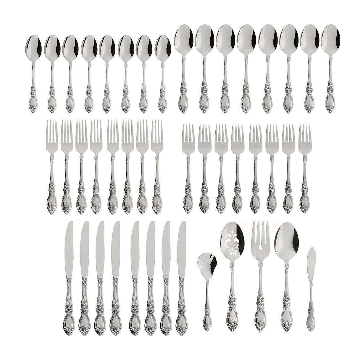 Wordsworth 45-Piece Flatware Set - Image 3