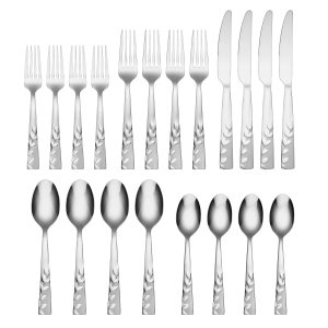 Alternative view of Blossom Sand 20-Piece Flatware Set