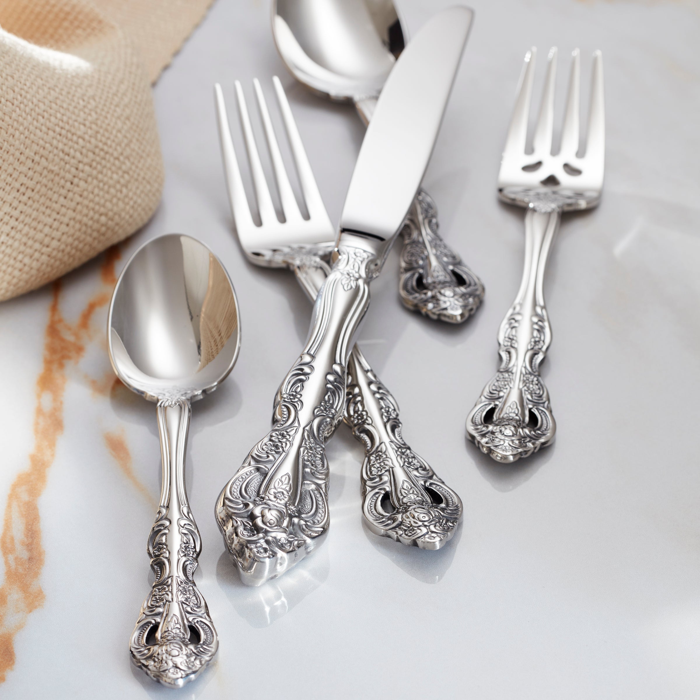 Michelangelo 20-Piece Flatware Set - Image 3