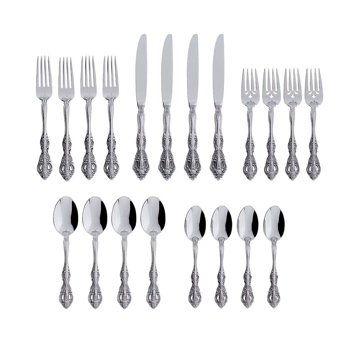 Michelangelo 20-Piece Flatware Set - Image 2