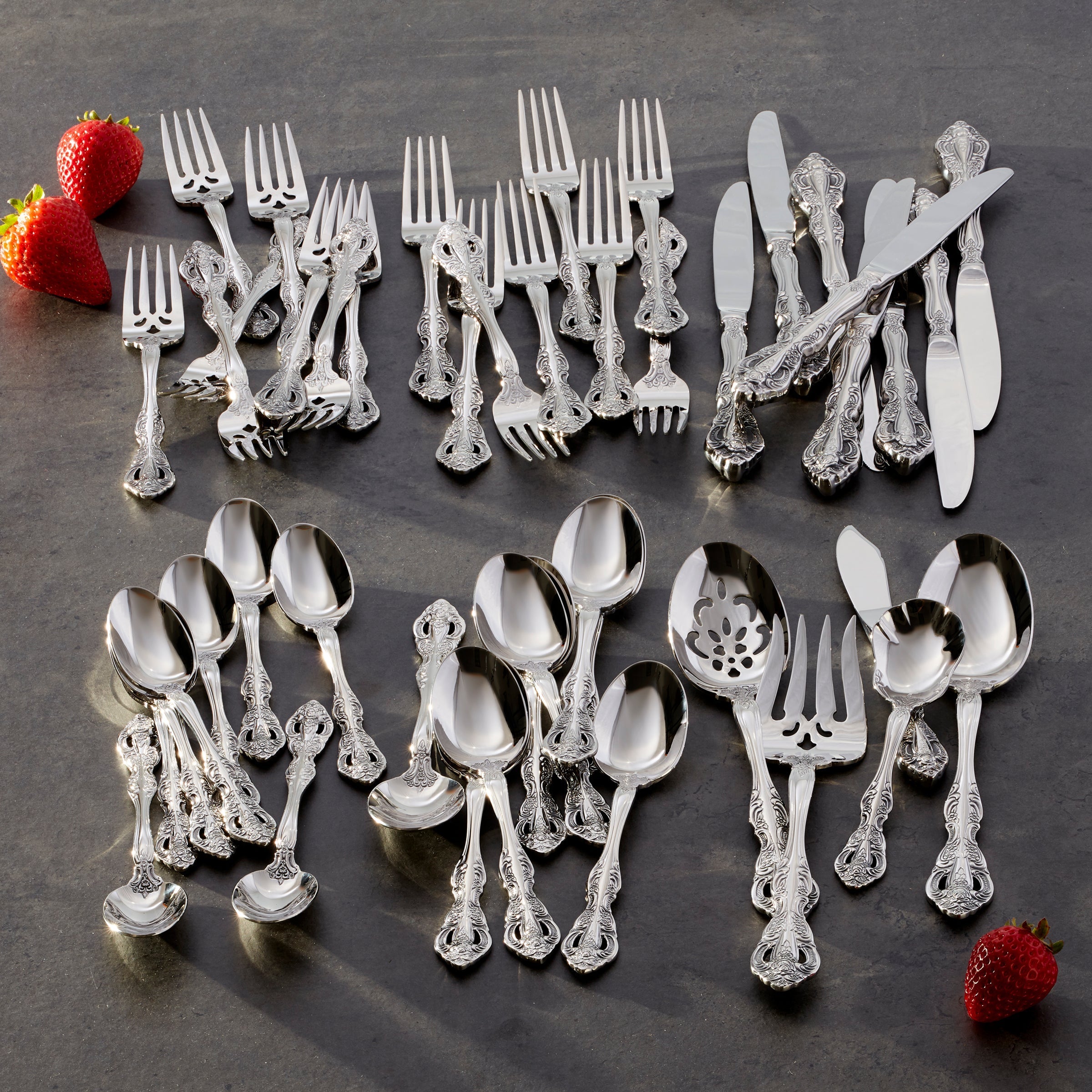 Michelangelo 45-Piece Flatware Set - Image 5
