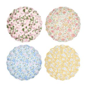 Meri Meri X Liberty Floral Melamine Small Plate. Set of 4