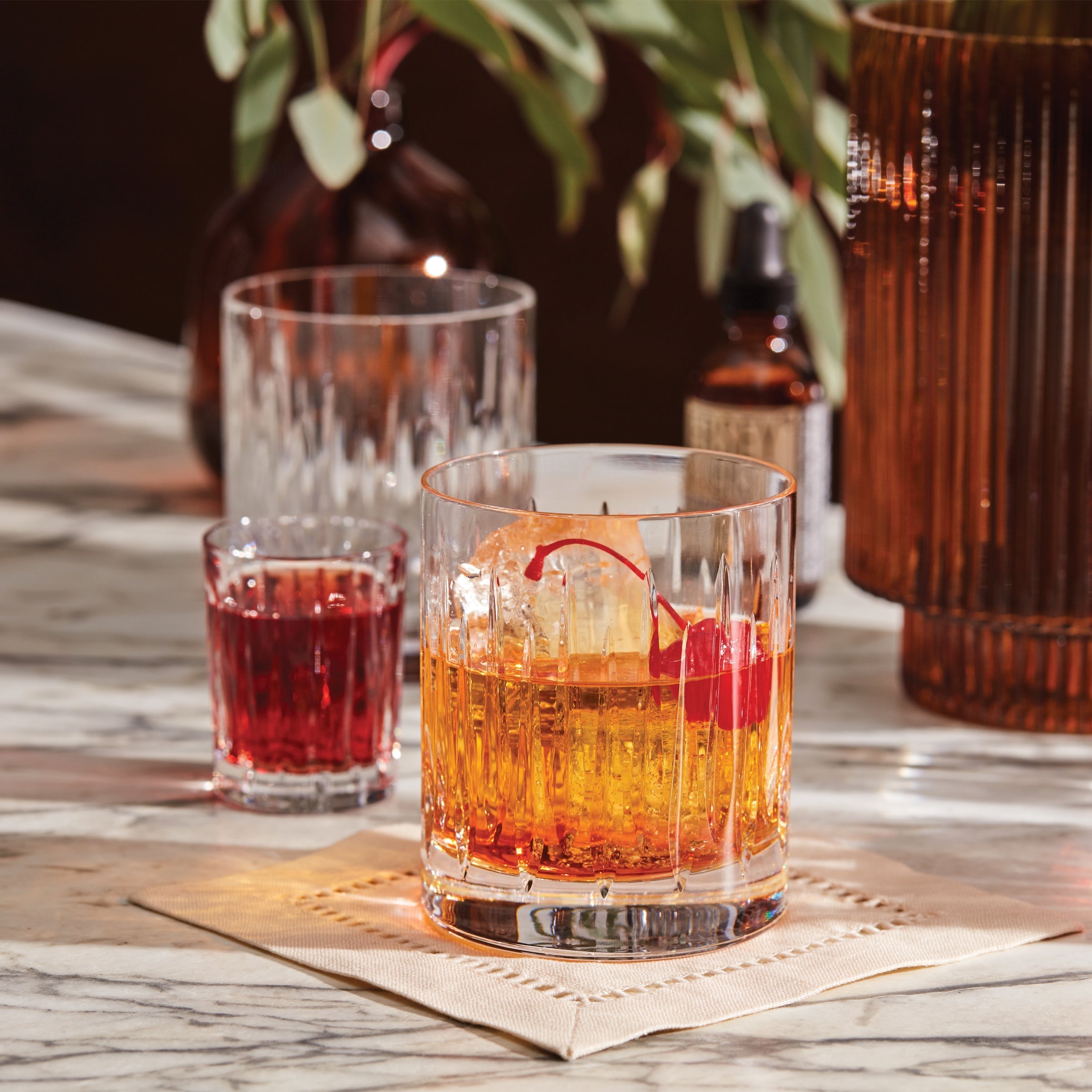 Soho Crystal Double Old-Fashioned Glasses. Set of 4 - Image 2