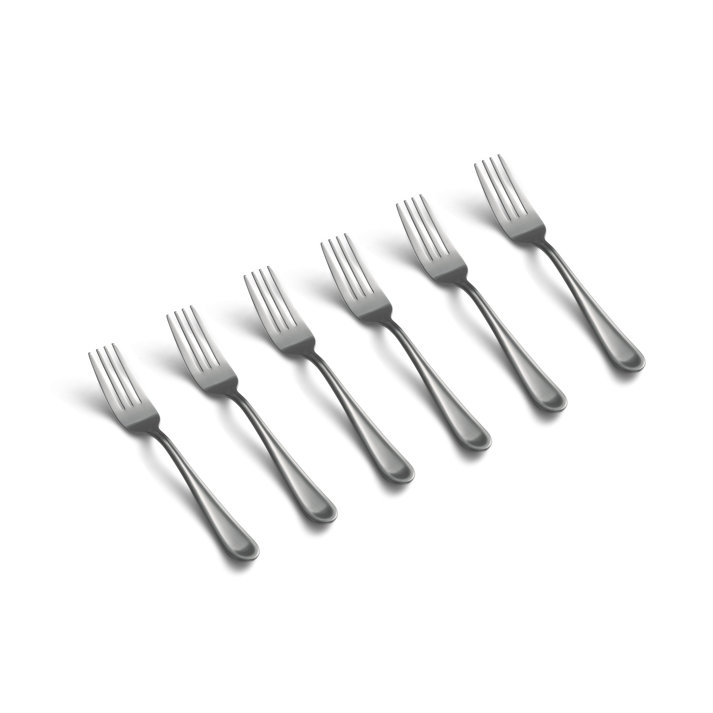 Malibu Satin Salad Forks. Set of 6
