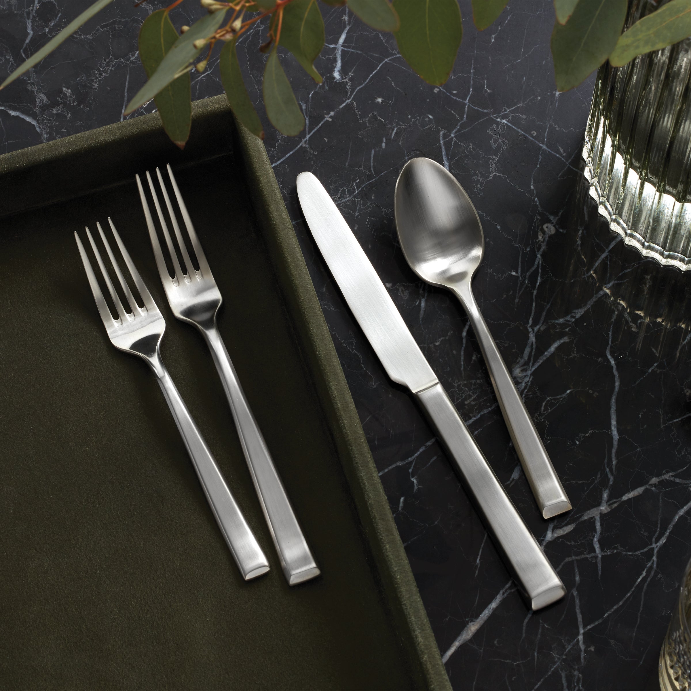East End Satin 20-Piece Flatware Set - Image 2