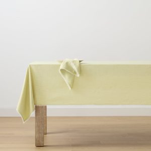 Alternative view of French Perle Pistachio 60x120 Tablecloth