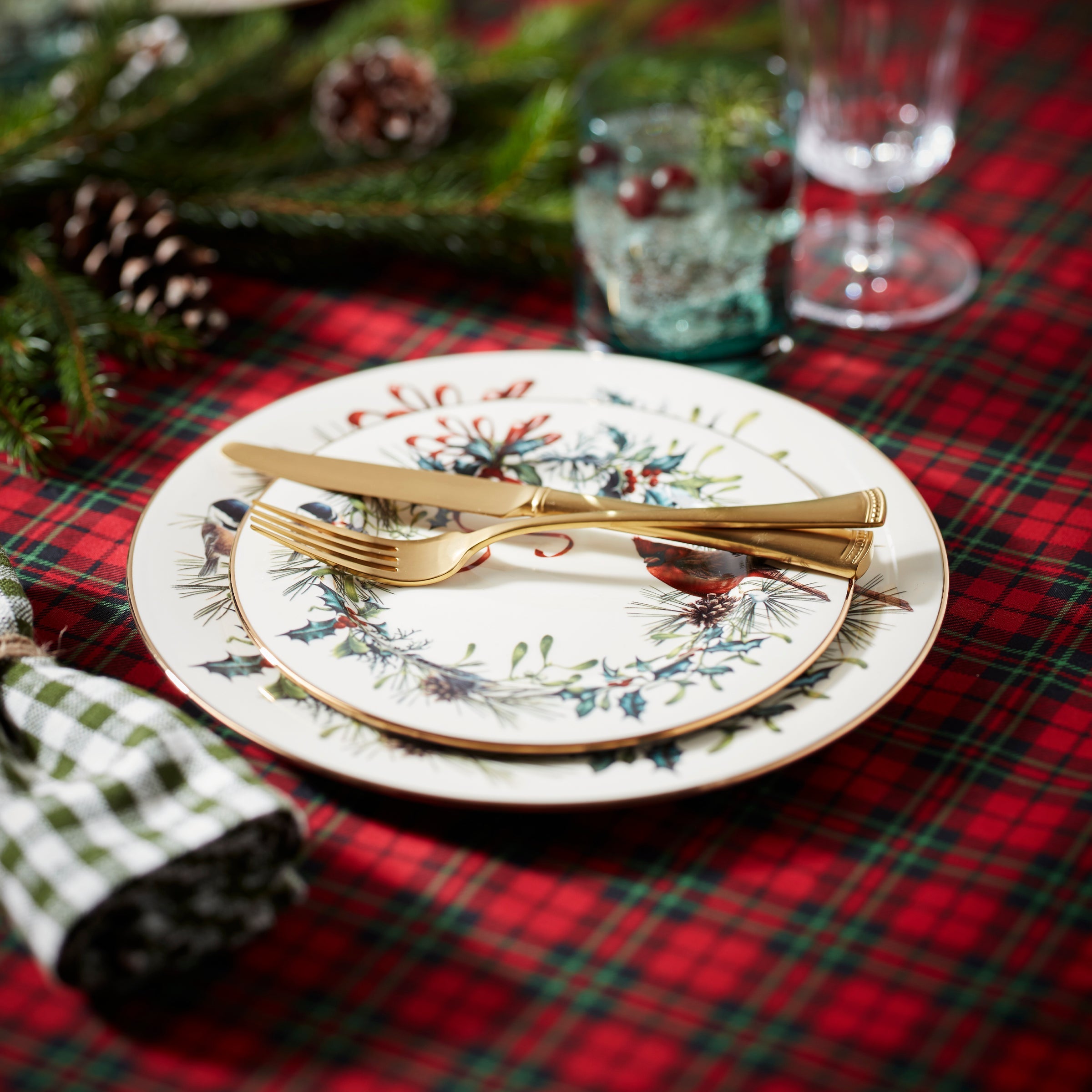 Winter Greetings Butter Plate - Image 5