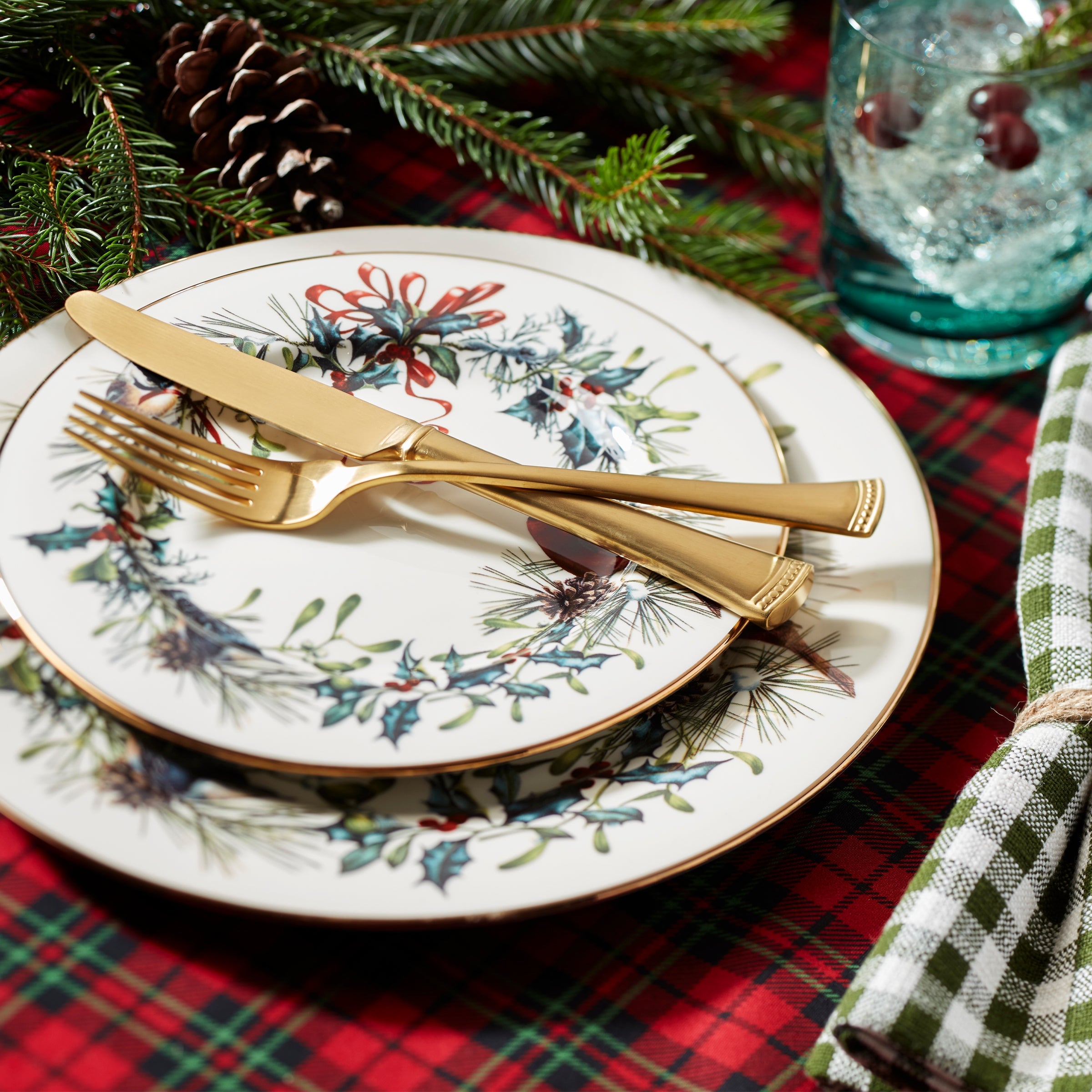 Winter Greetings Butter Plate - Image 6