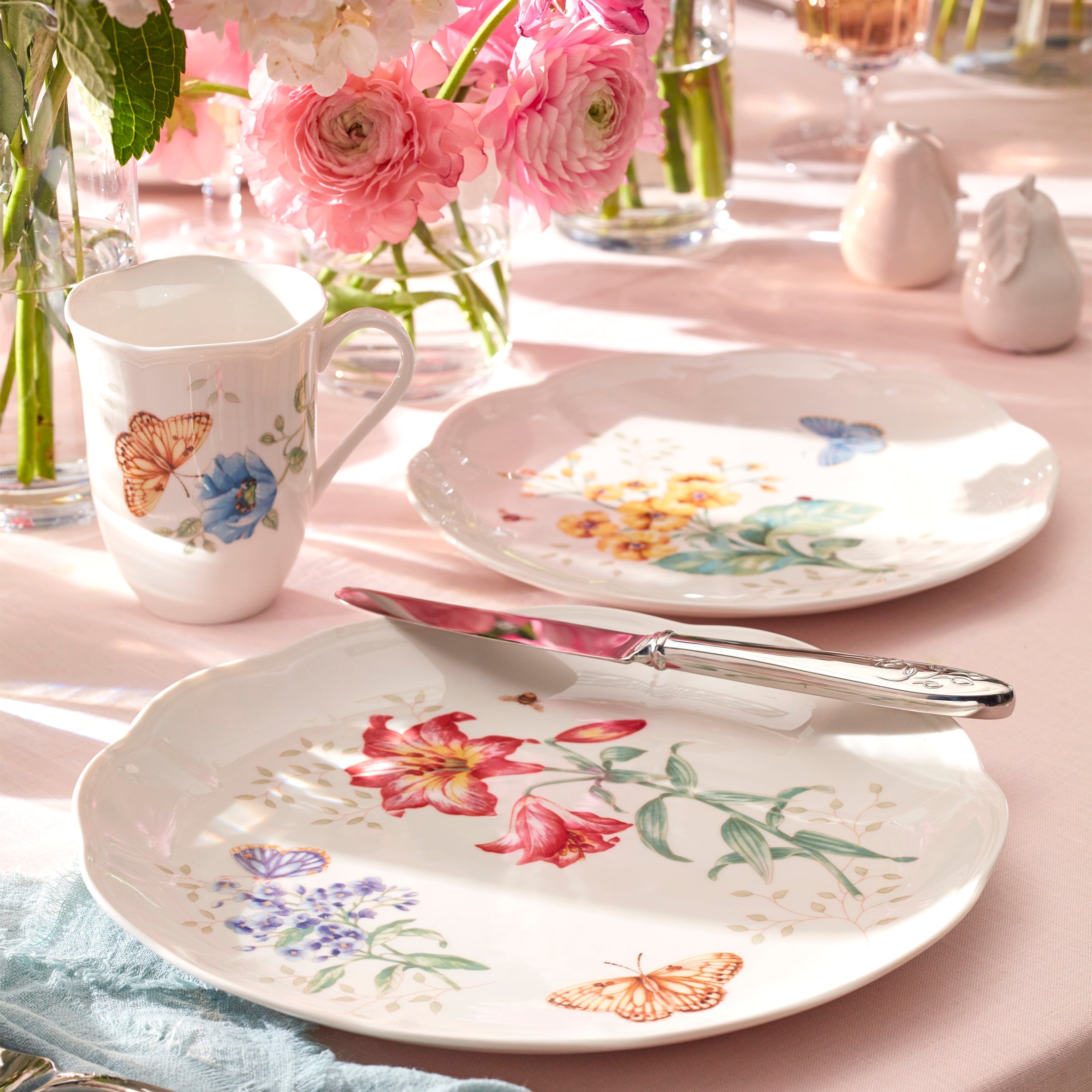 Butterfly Meadow Fritillary Dinner Plate - Image 2