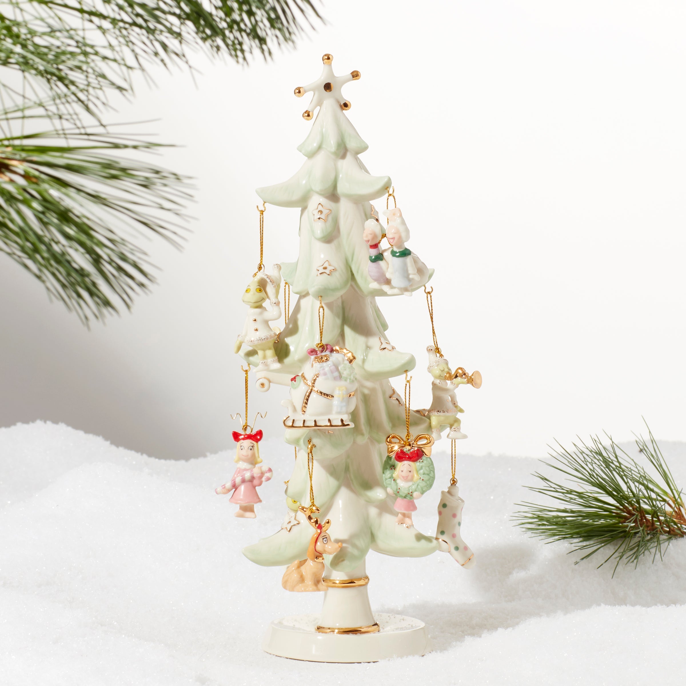How The Grinch Stole Christmas 12-Piece Ornament & Tree Set - Image 4