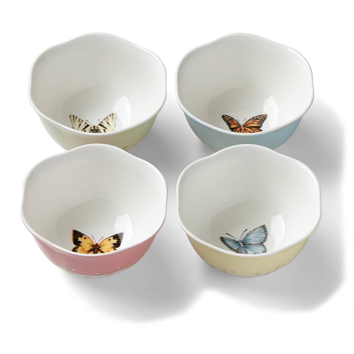 Butterfly Meadow Colors 4-Piece Dessert Bowl Set - Image 10