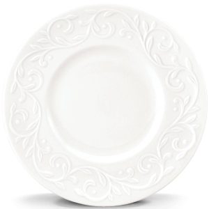Alternative view of Opal Innocence Carved 4-Piece Plate Set