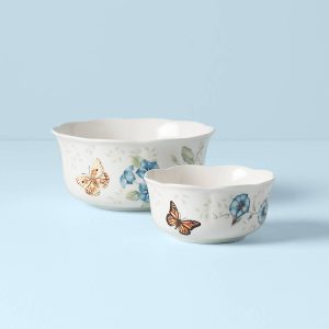Alternative view of Butterfly Meadow 2-Piece Bowl Set