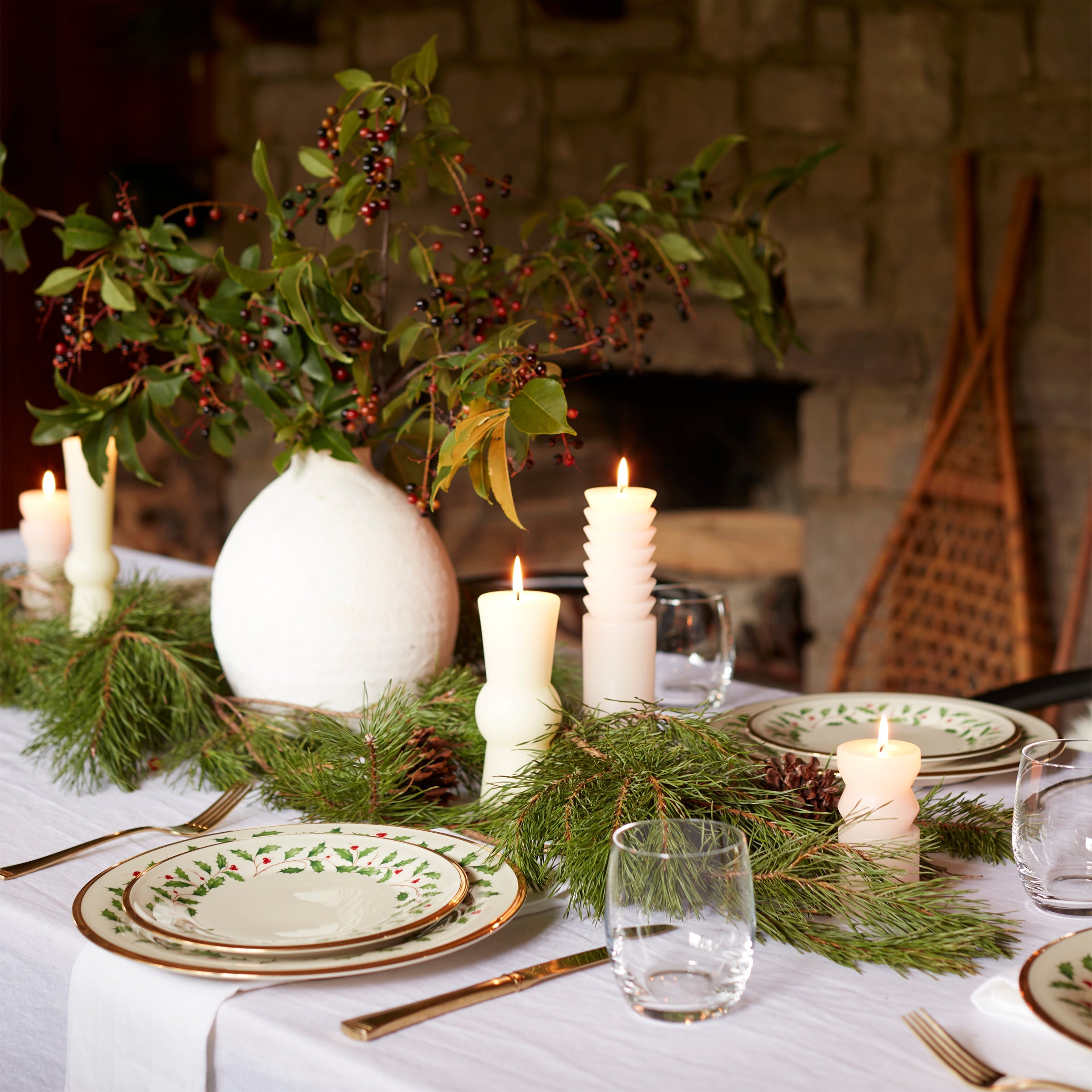 Holiday Salad Plates. Set of 6 - Image 5