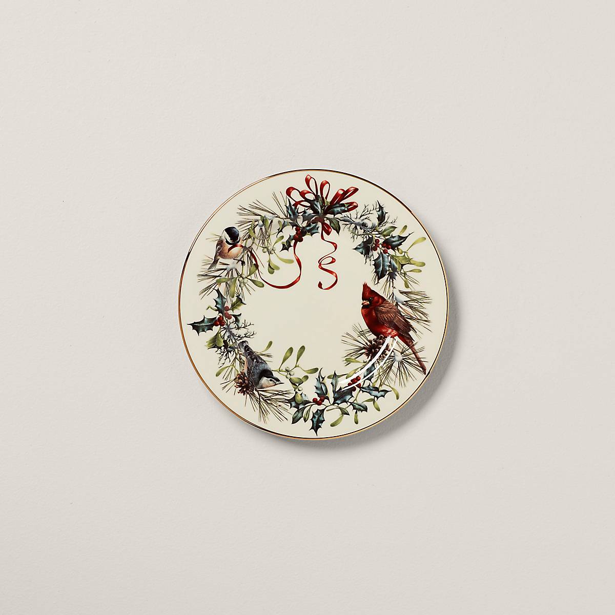 Winter Greetings Salad Plates. Set of 6 - Image 5