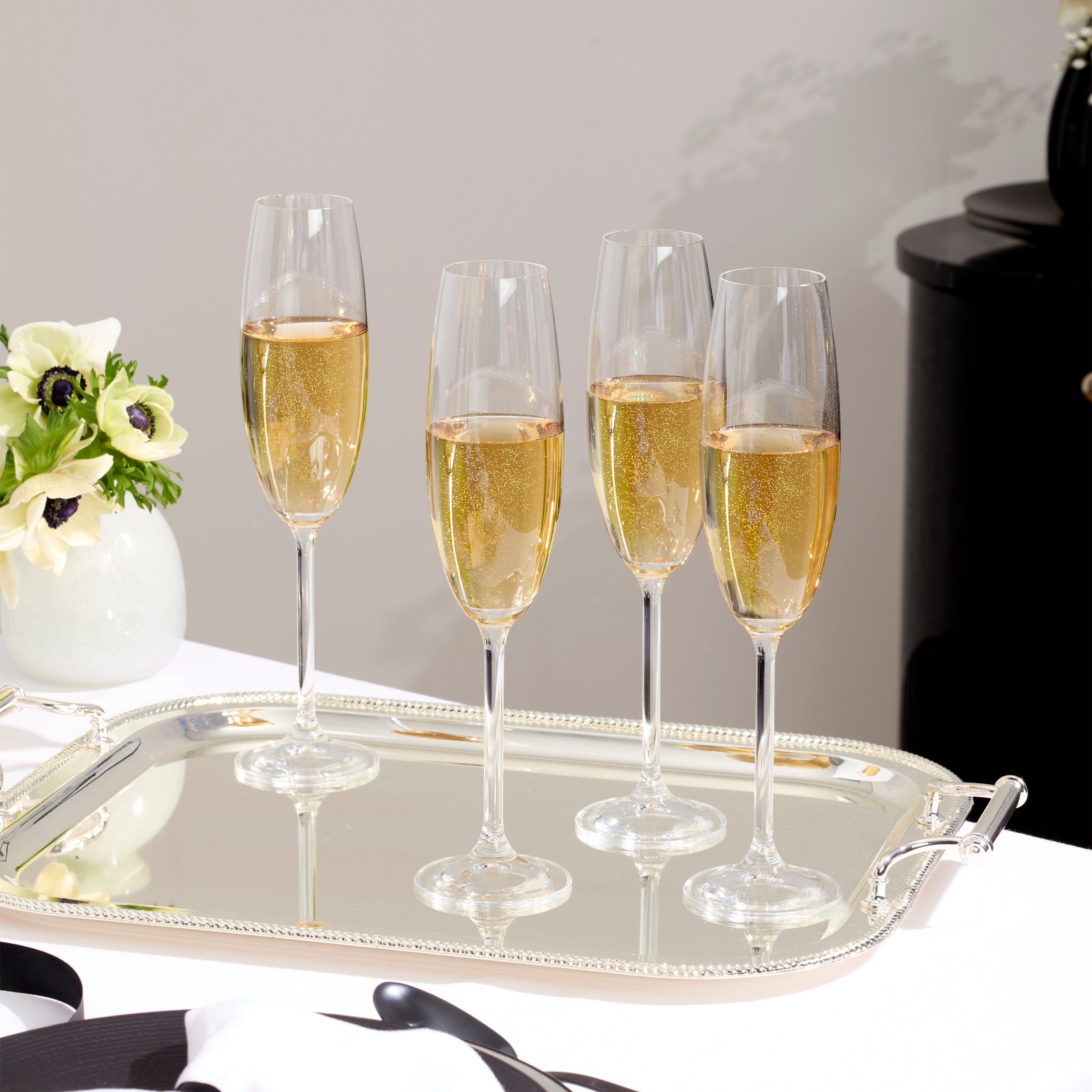 Tuscany Classics Champagne Flute Glasses. Set of 6 - Image 4