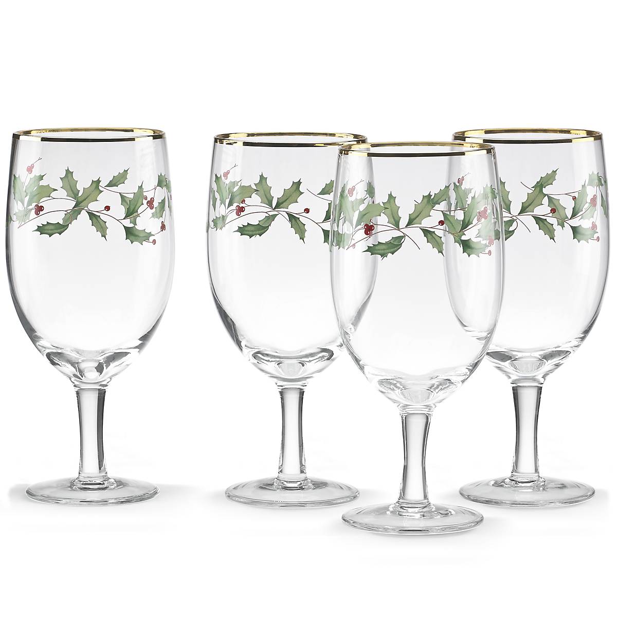 Holiday Iced Beverage Glasses. Set of 4 - Image 5