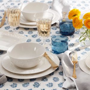 Alternative view of Opal Innocence Carved 16-Piece Dinnerware Set