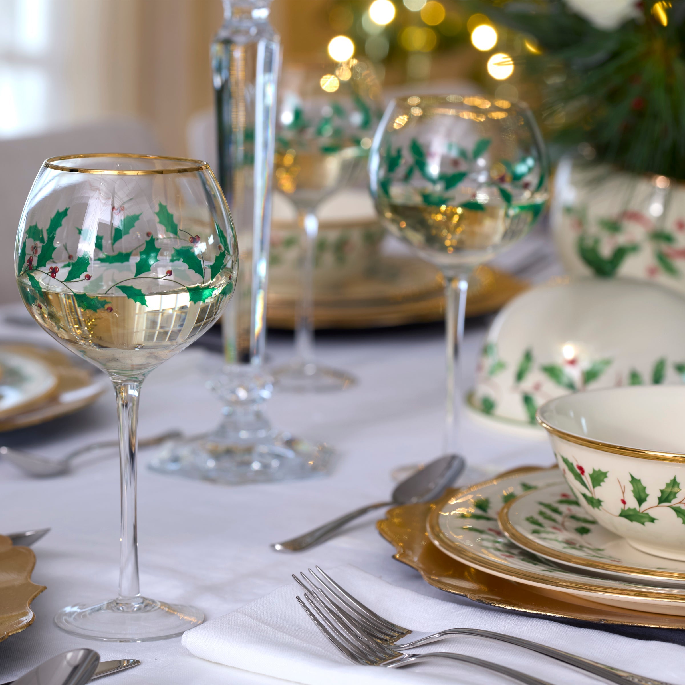 Holiday Balloon Glasses. Set of 4 - Image 7