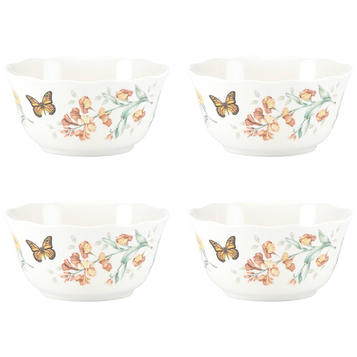Butterfly Meadow Melamine All-Purpose Bowls. Set of 4 - Image 3
