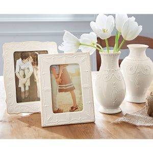 Alternative view of French Perle White 5x7 Photo Frame