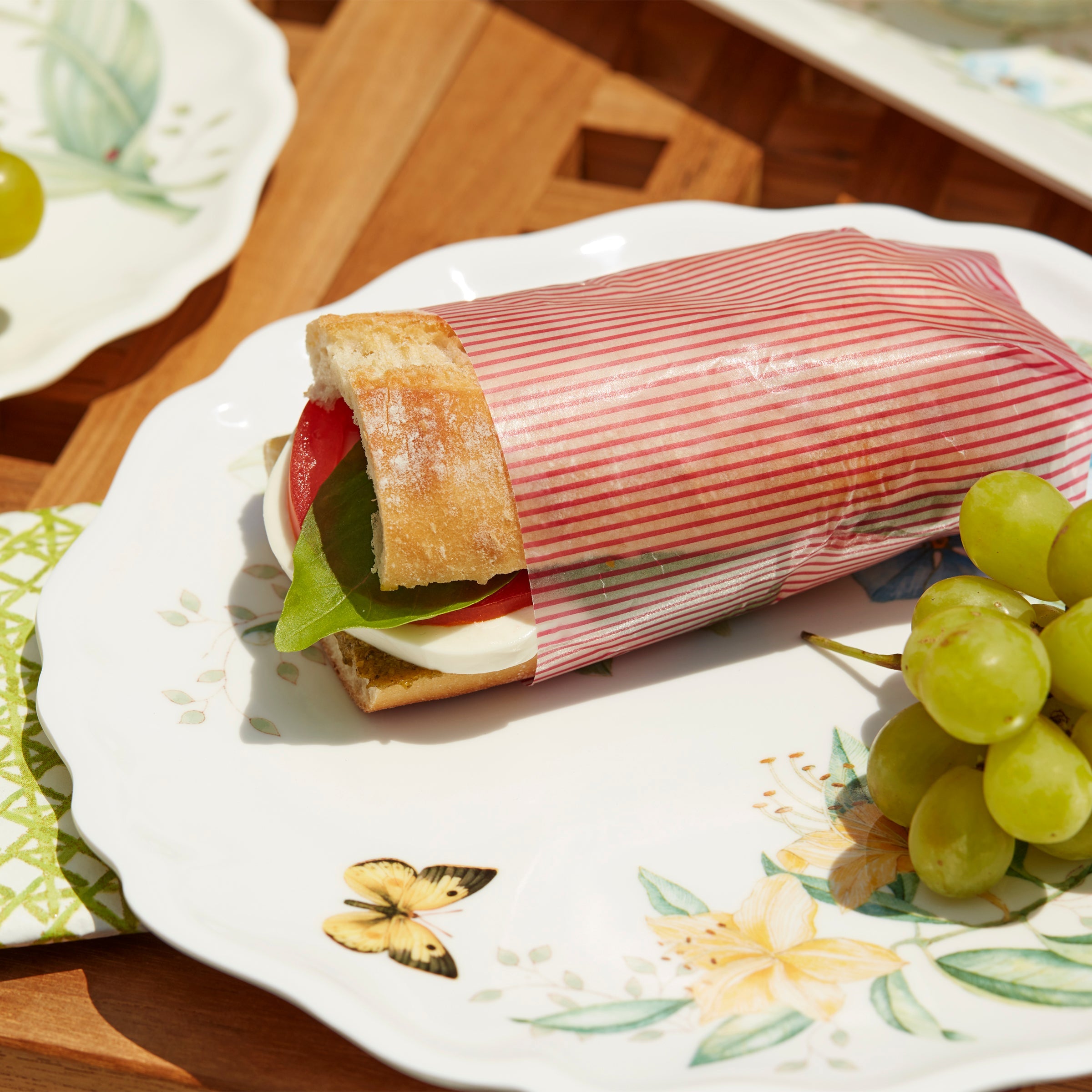 Butterfly Meadow Melamine Dinner Plates. Set of 4 - Image 9