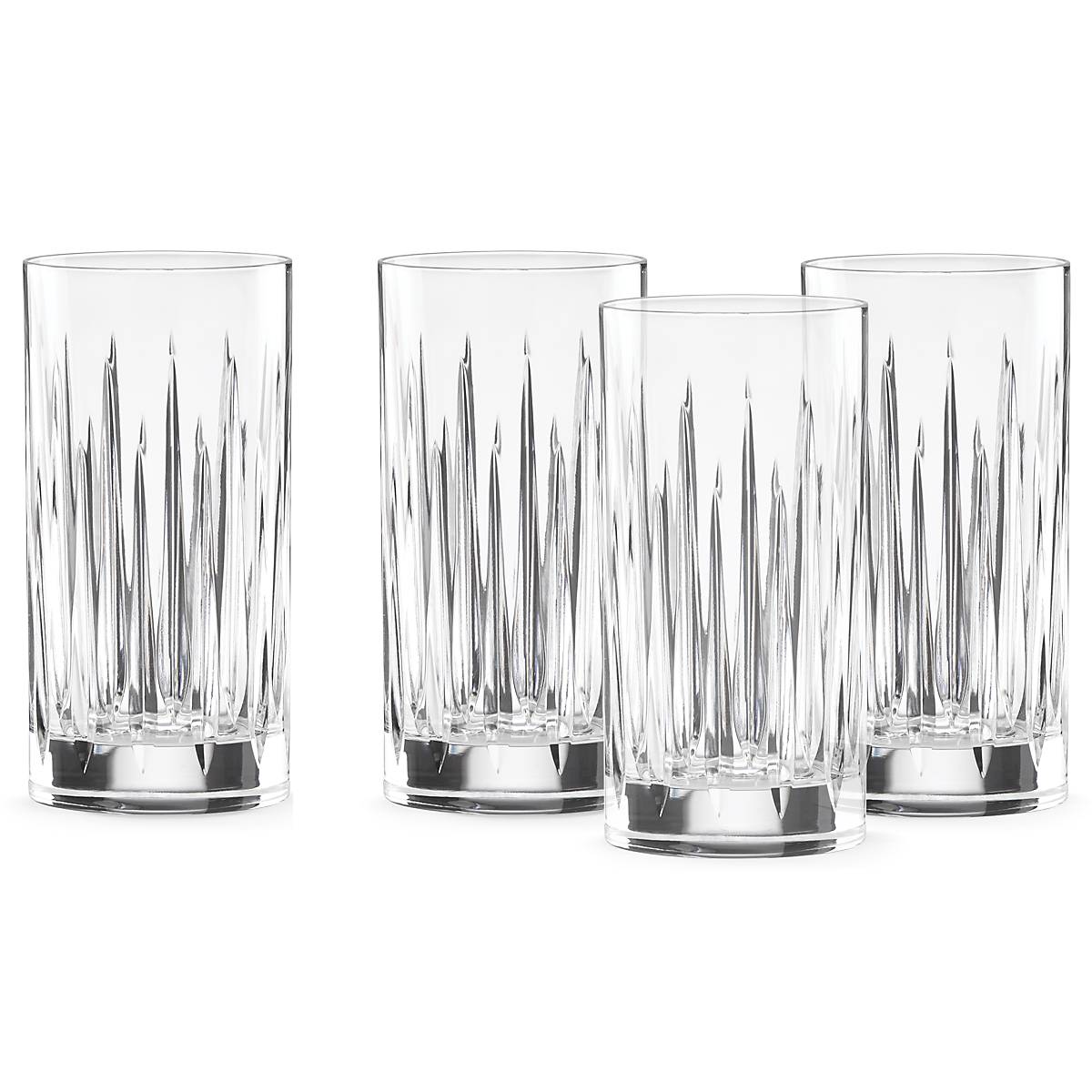 Soho Crystal Iced Beverage Glasses. Set of 4