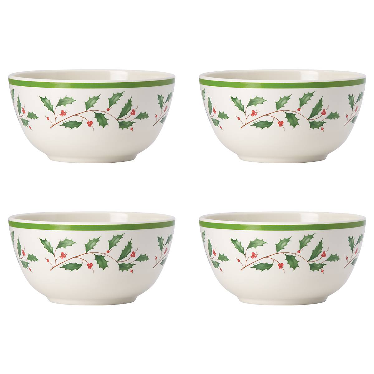 Holiday Melamine All-Purpose Bowls. Set of 4 - Image 2
