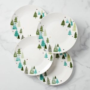 Balsam Lane Dinner Plates. Set of 4