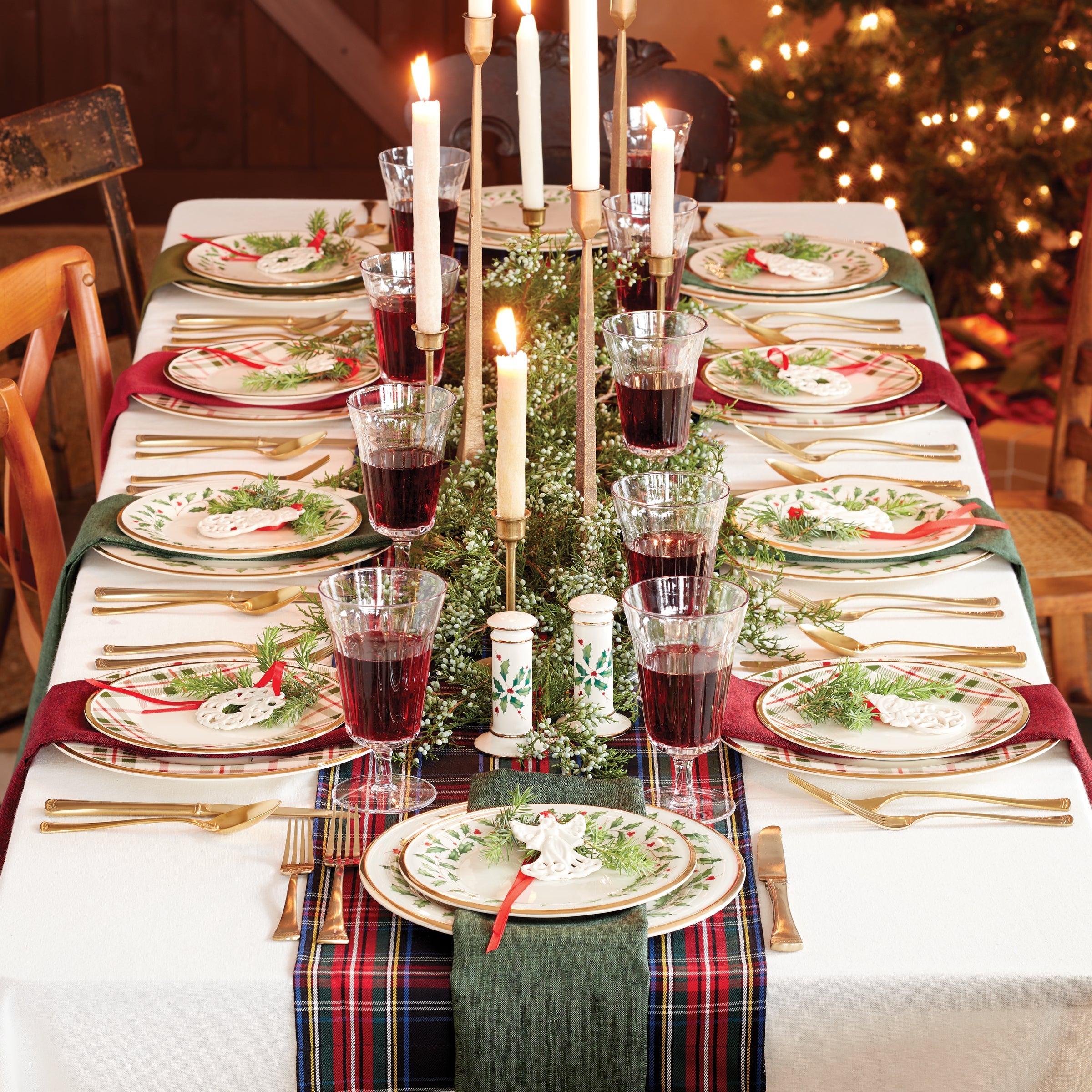 Holiday Salad Plates. Set of 6 - Image 3