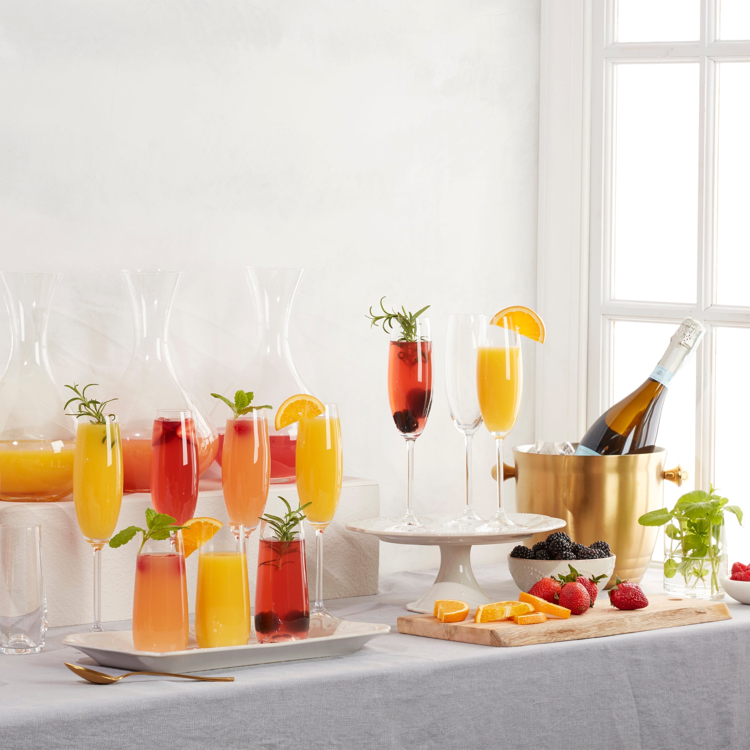 Tuscany Classics Champagne Flute Glasses. Set of 6 - Image 9