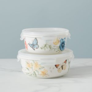 Alternative view of Butterfly Meadow Small Round Container