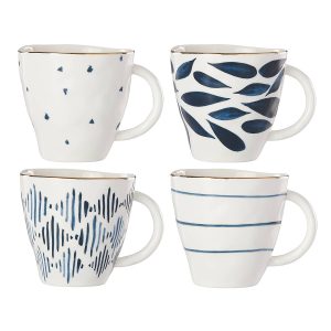 Alternative view of Blue Bay Dessert Mugs. Set of 4