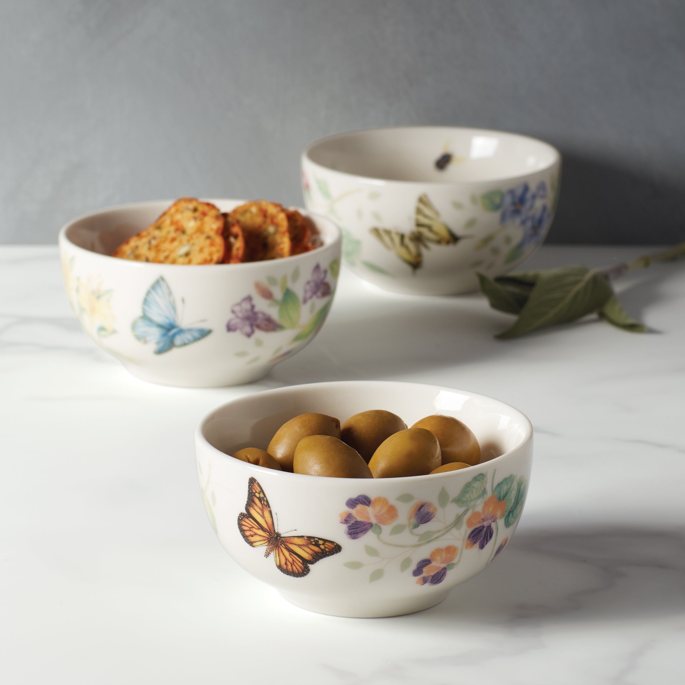 Butterfly Meadow Mini Bowls. Set of 3 - Image 3