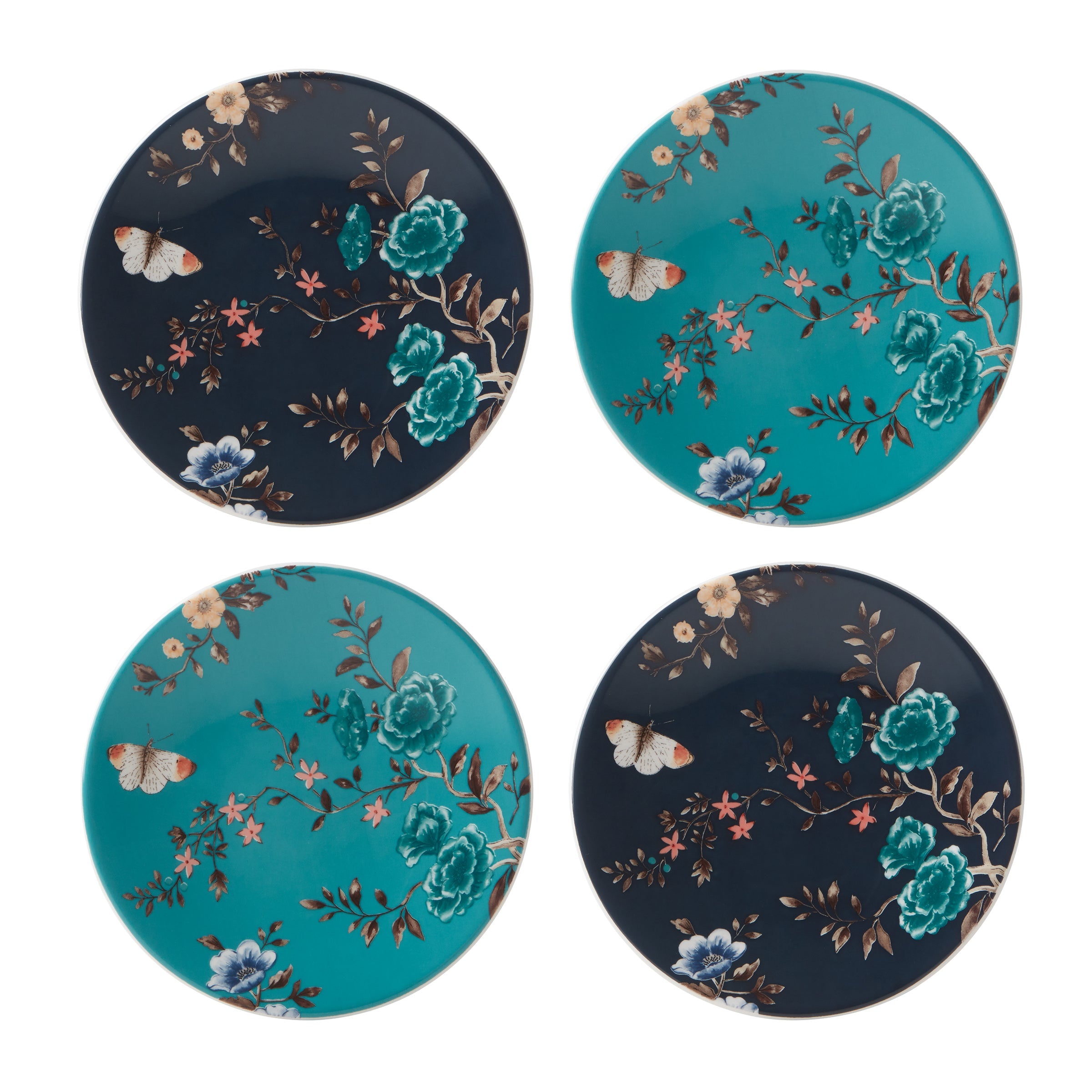 Sprig & Vine Tidbit Plates. Set of 4 - Image 2