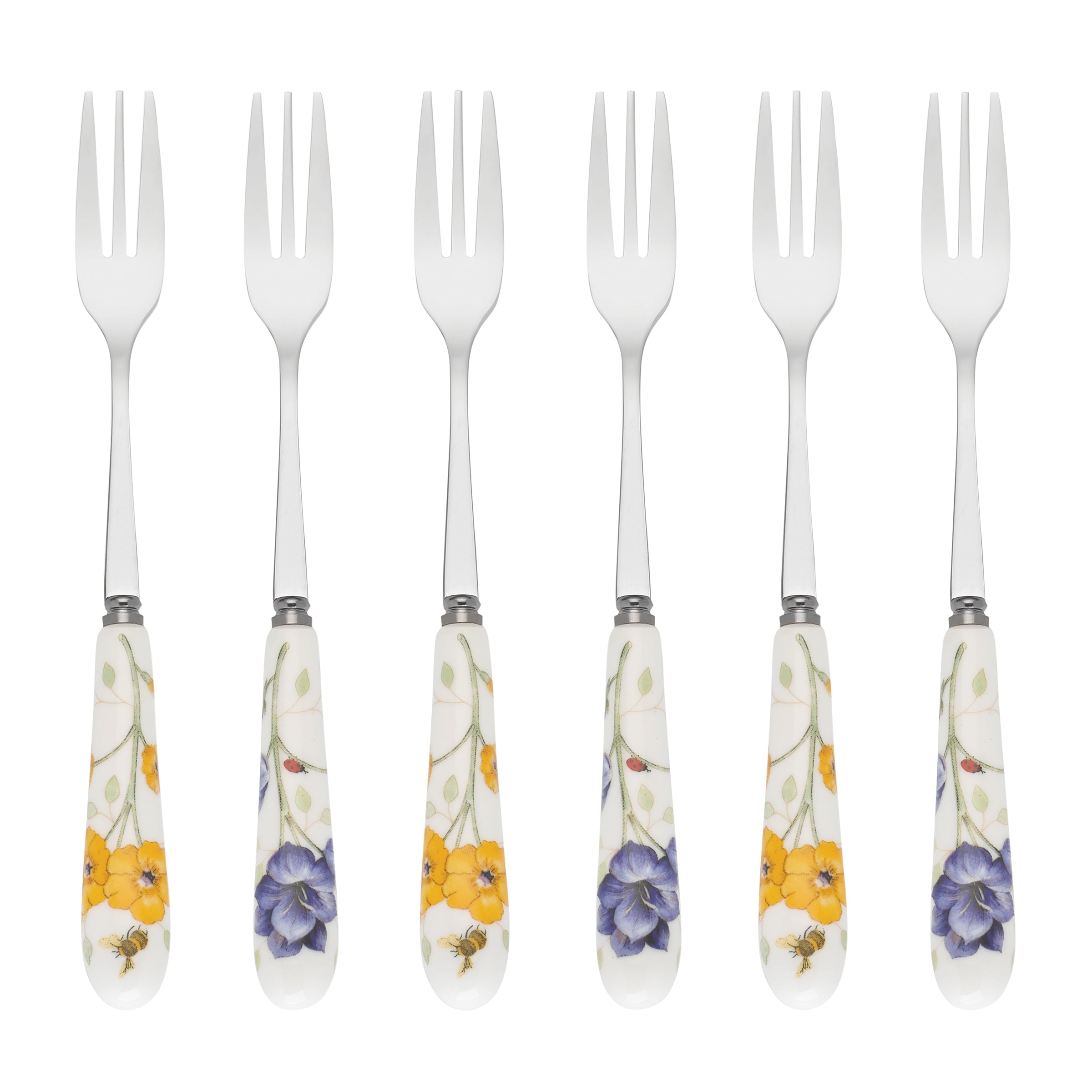 Butterfly Meadow Cocktail Forks. Set of 6 - Image 2