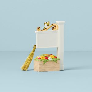 Alternative view of Personalized Home Established Sign Ornament