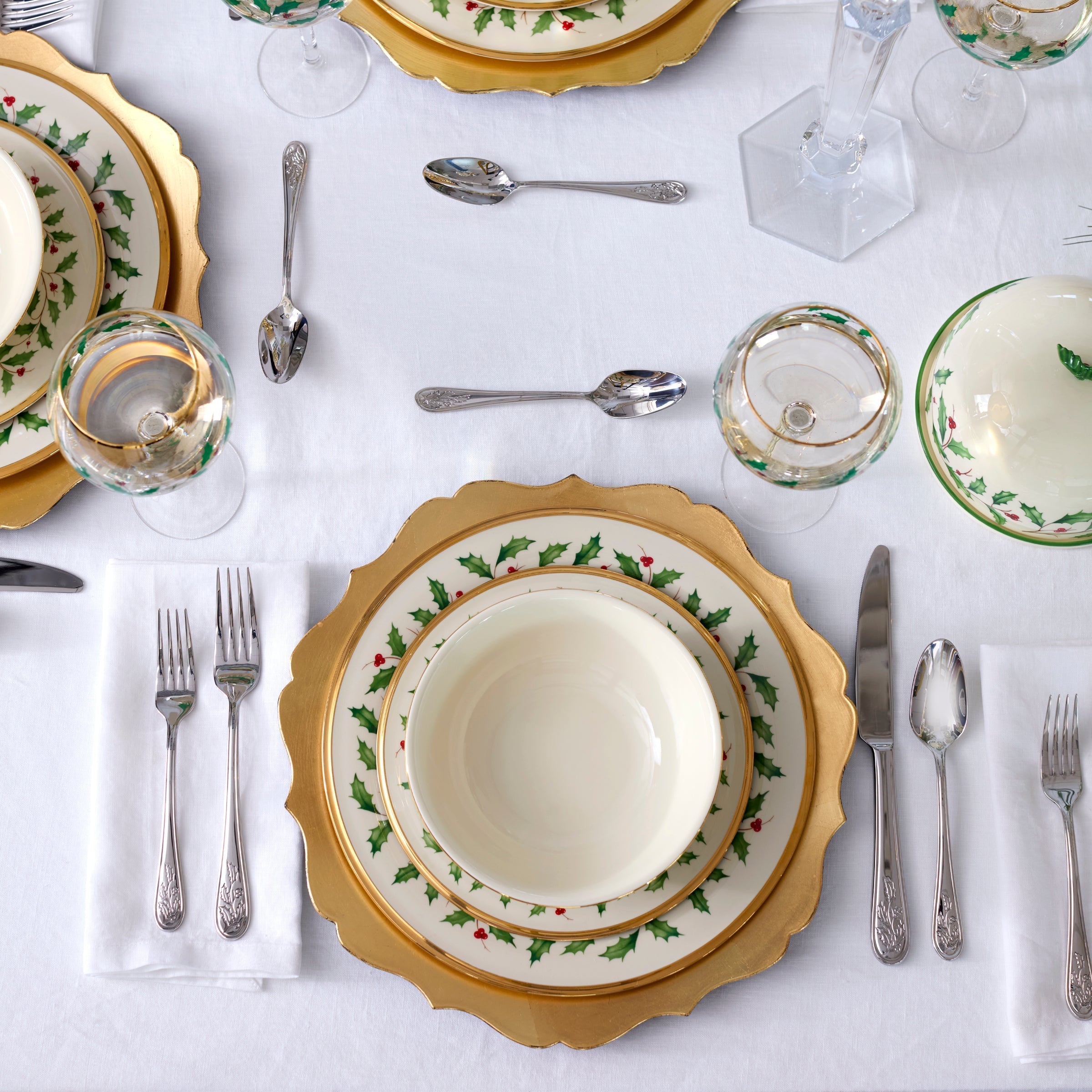 Holiday 12-Piece Plate & Bowl Set - Image 7