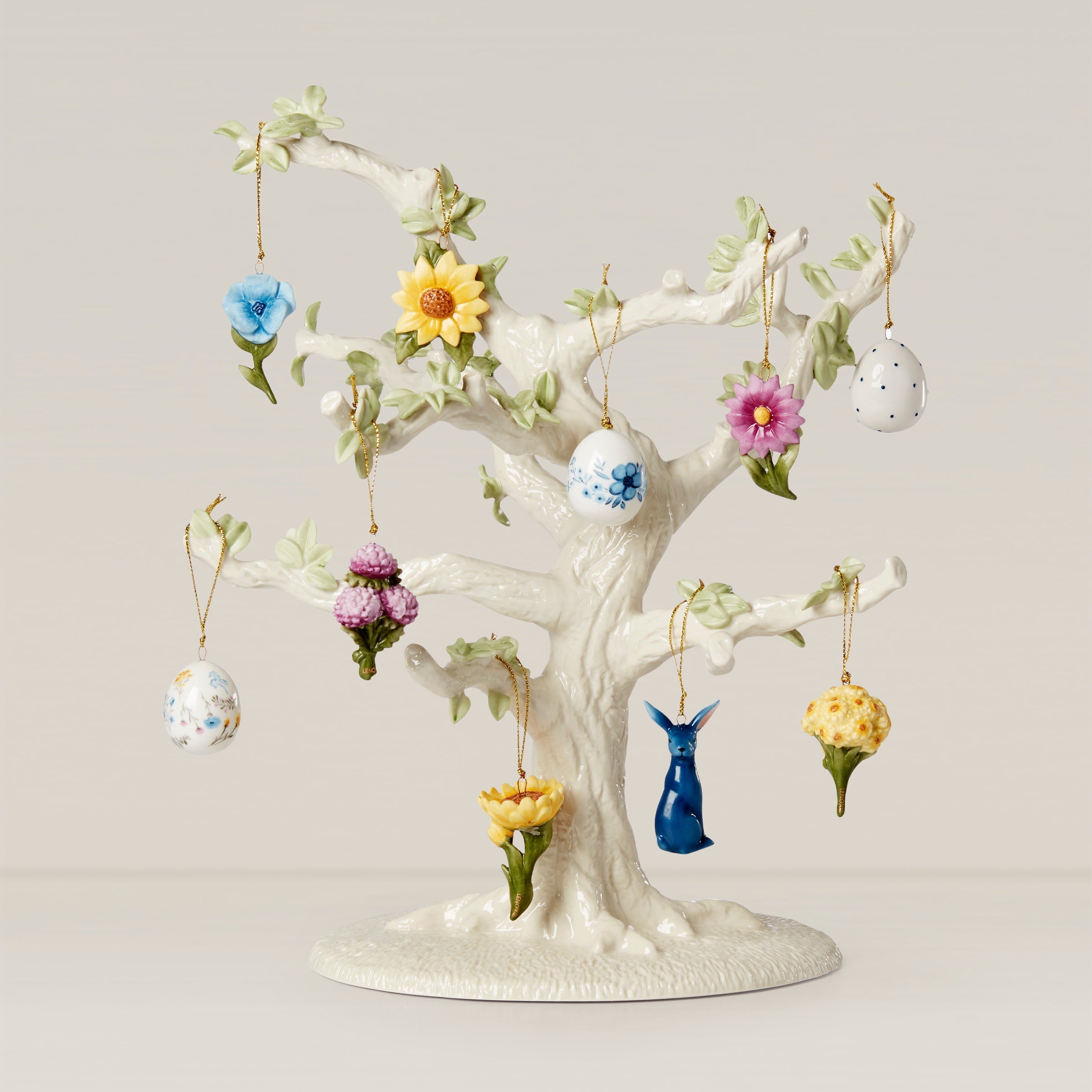 Floral Easter 10-Piece Mini Ornament Set - Image 2