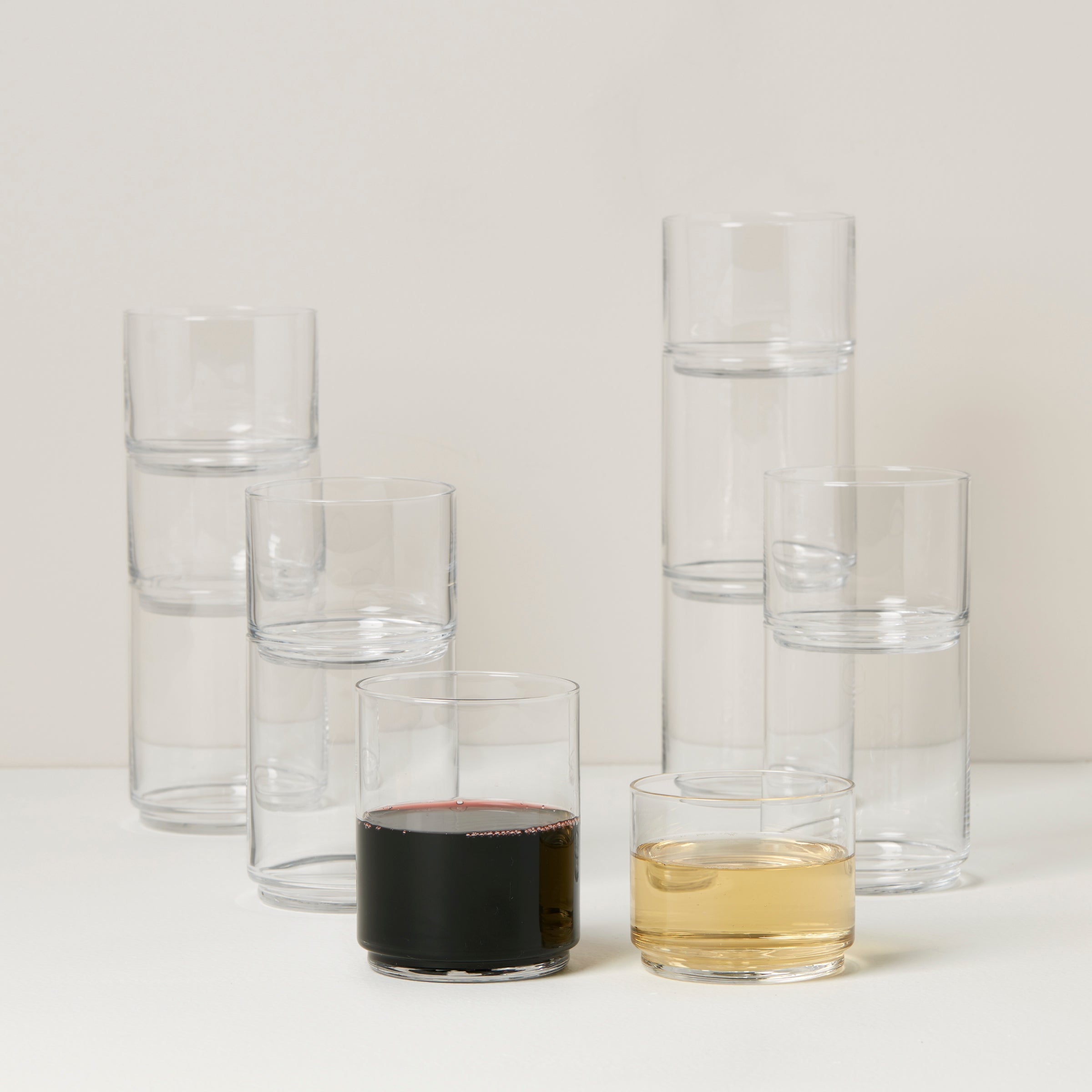 Tuscany Classics Stackable Clear 12-Piece Set - Image 2