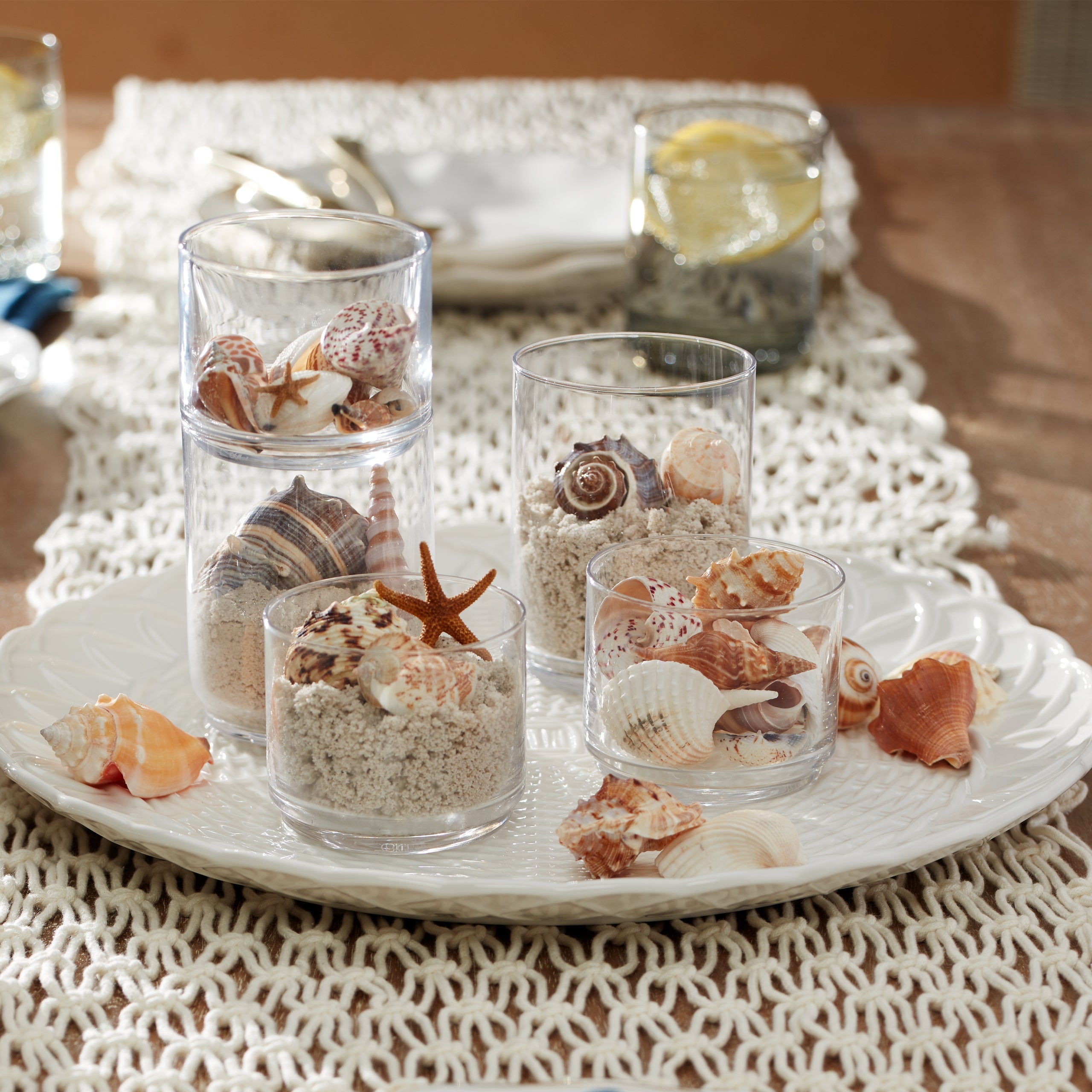 Tuscany Classics Stackable Clear Short Glasses. Set of 6 - Image 3