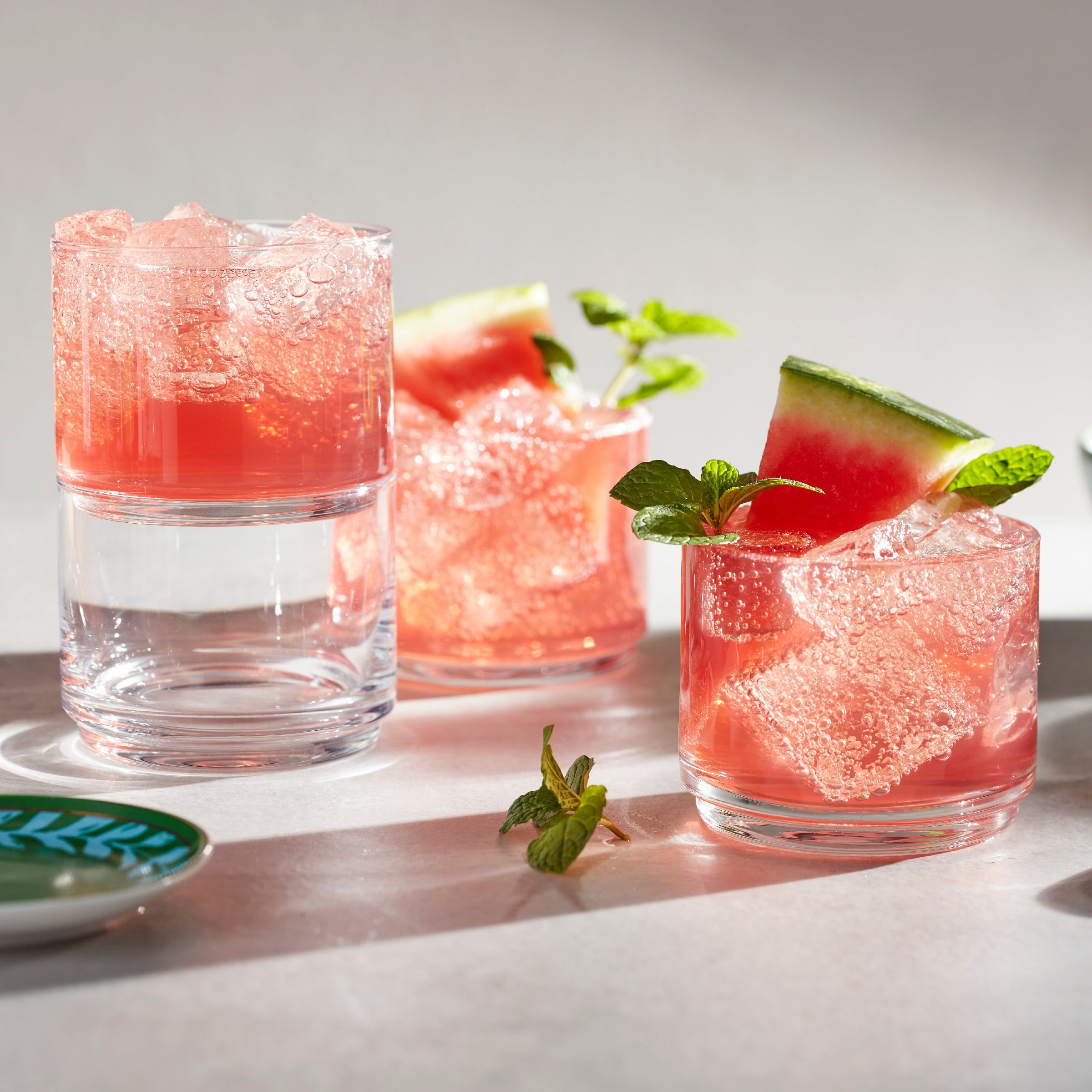 Tuscany Classics Stackable Clear Short Glasses. Set of 6 - Image 8