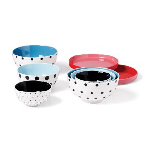 Alternative view of On The Spot 8-Piece Nesting Dinnerware Set