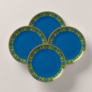 LX Remix Blue Accent Plates. Set of 4