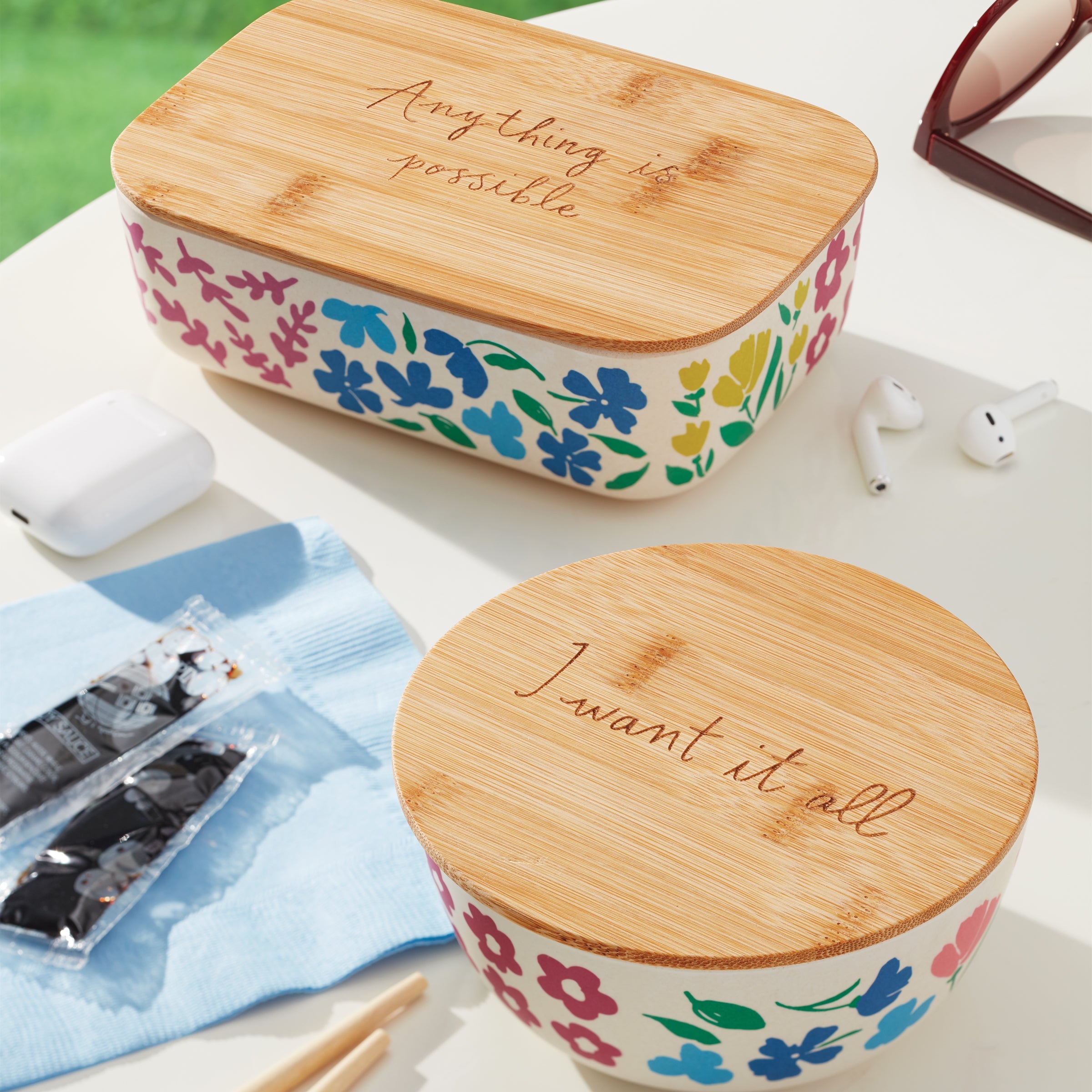 Floral Fields 2-Piece Container Set - Image 4