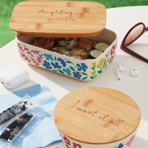 Alternative view of Floral Fields 2-Piece Container Set