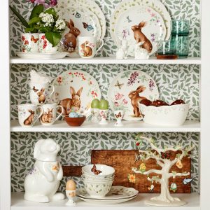 Alternative view of Butterfly Meadow Bunny 16-Piece Dinnerware Set