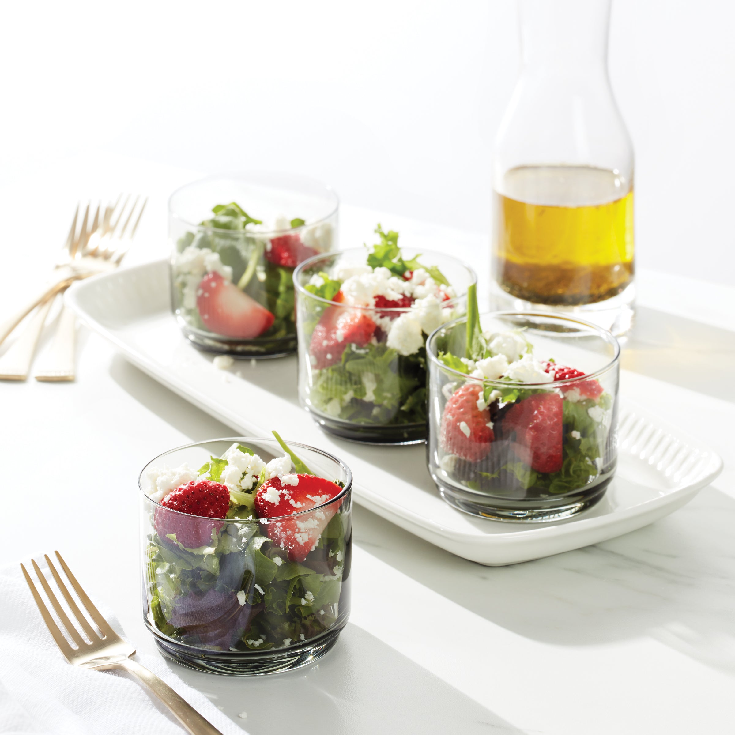 Tuscany Classics Stackable Smoke Short Glasses. Set of 4 - Image 3